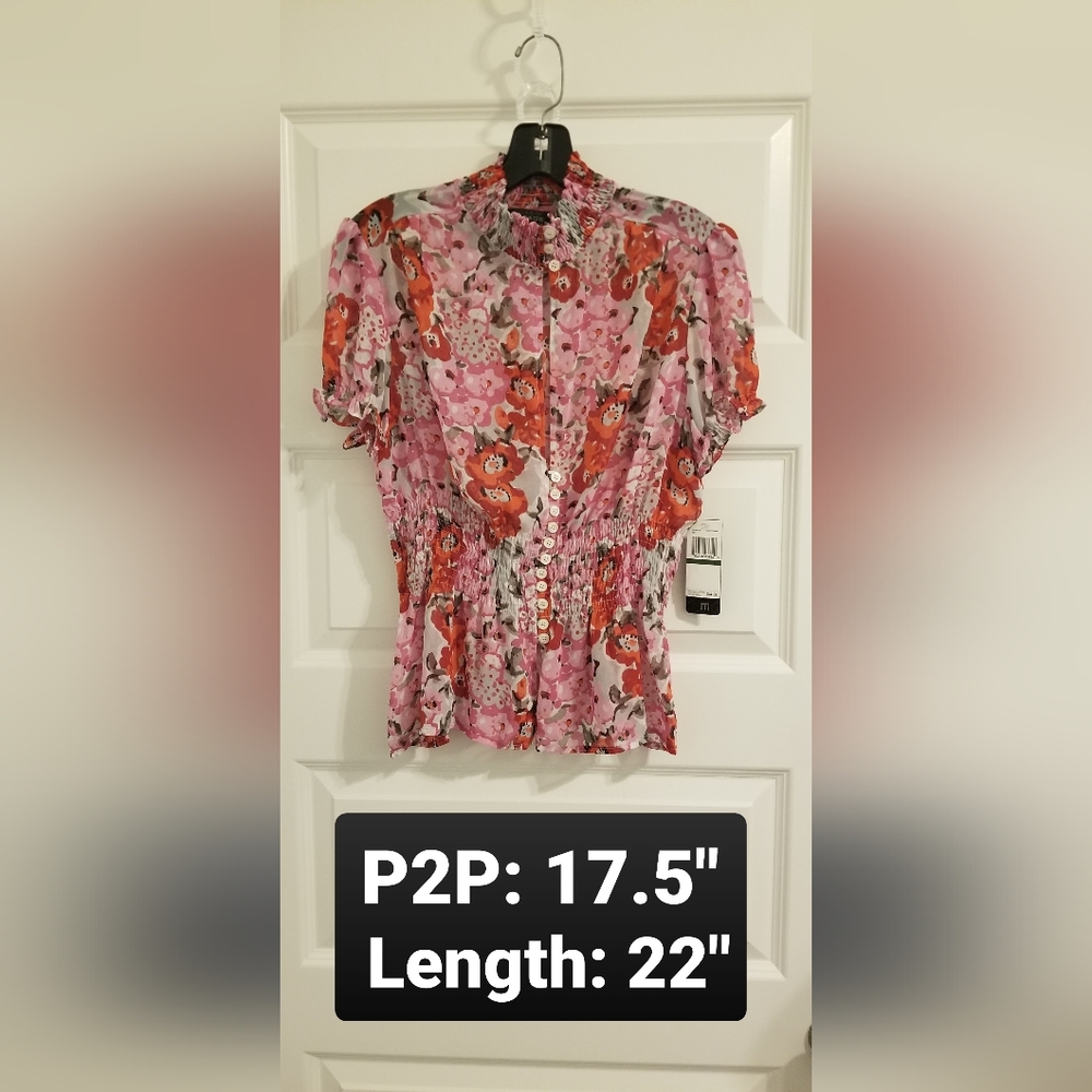 Rampage SS Blouse, NWT, Girl's Size Large